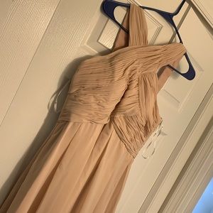 Blush bridesmaid dress/gown